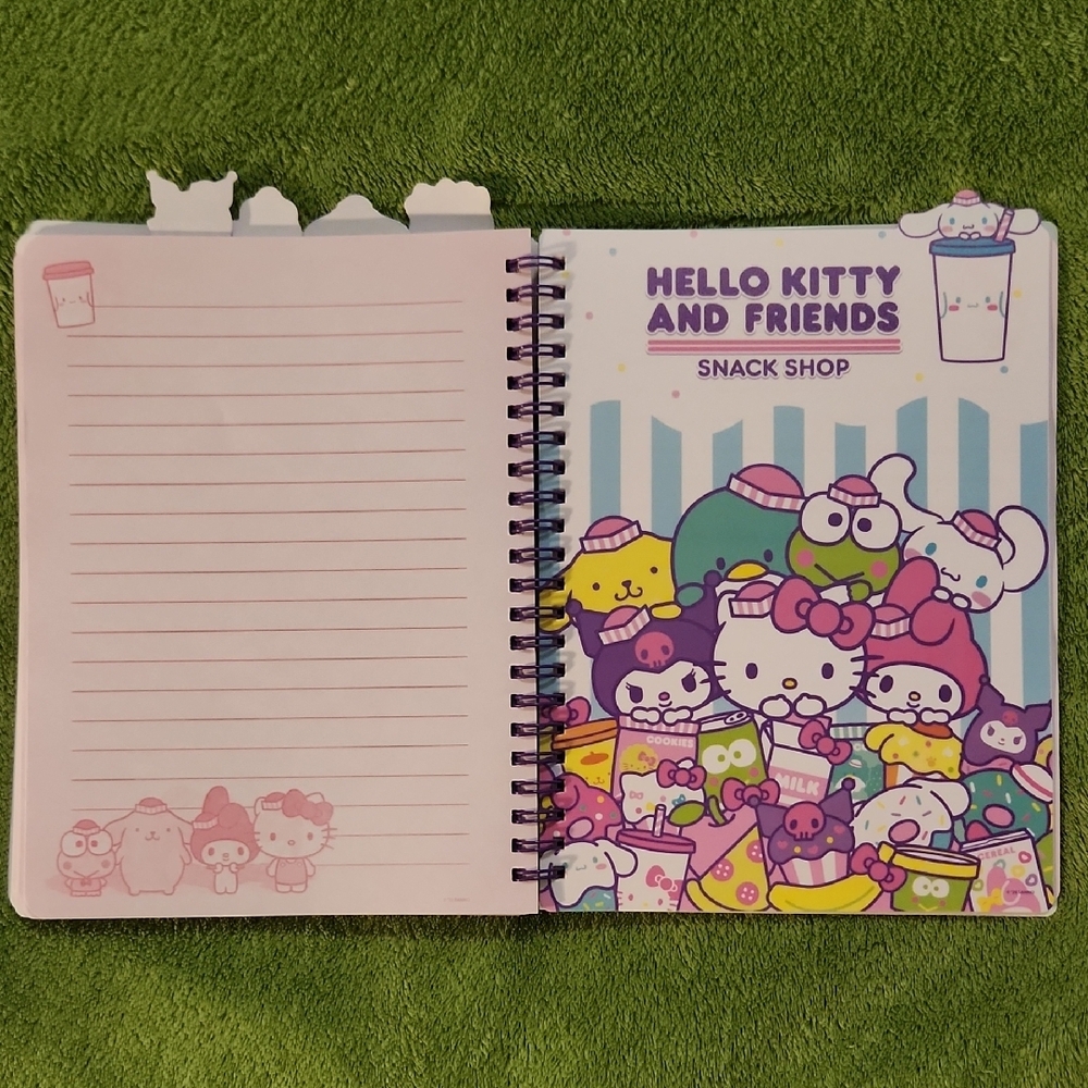 Hello Kitty Snack Shop Spiral Bound 5×7 in Tabbed Journal - Picture 8 of 8